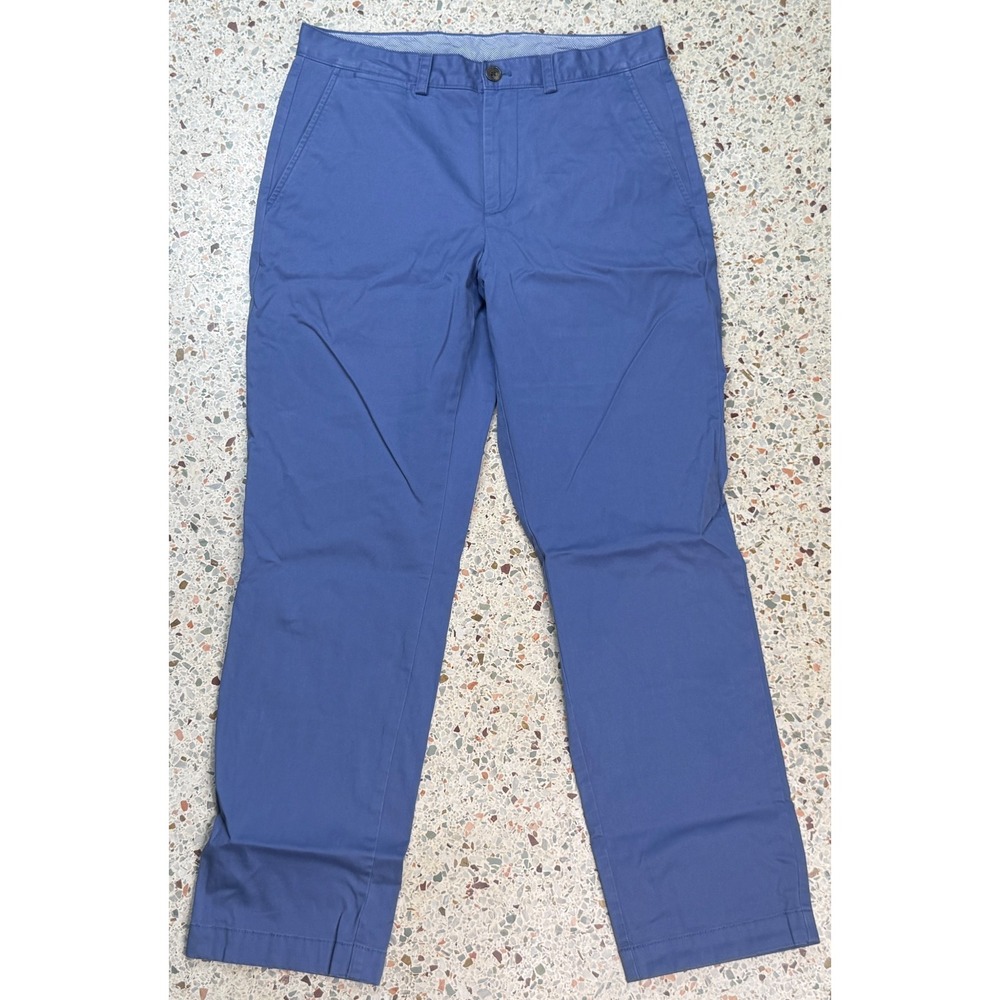 Brooks Brothers Clark Fit Men's Blue 5 Pocket Chino Pants Size 32x30